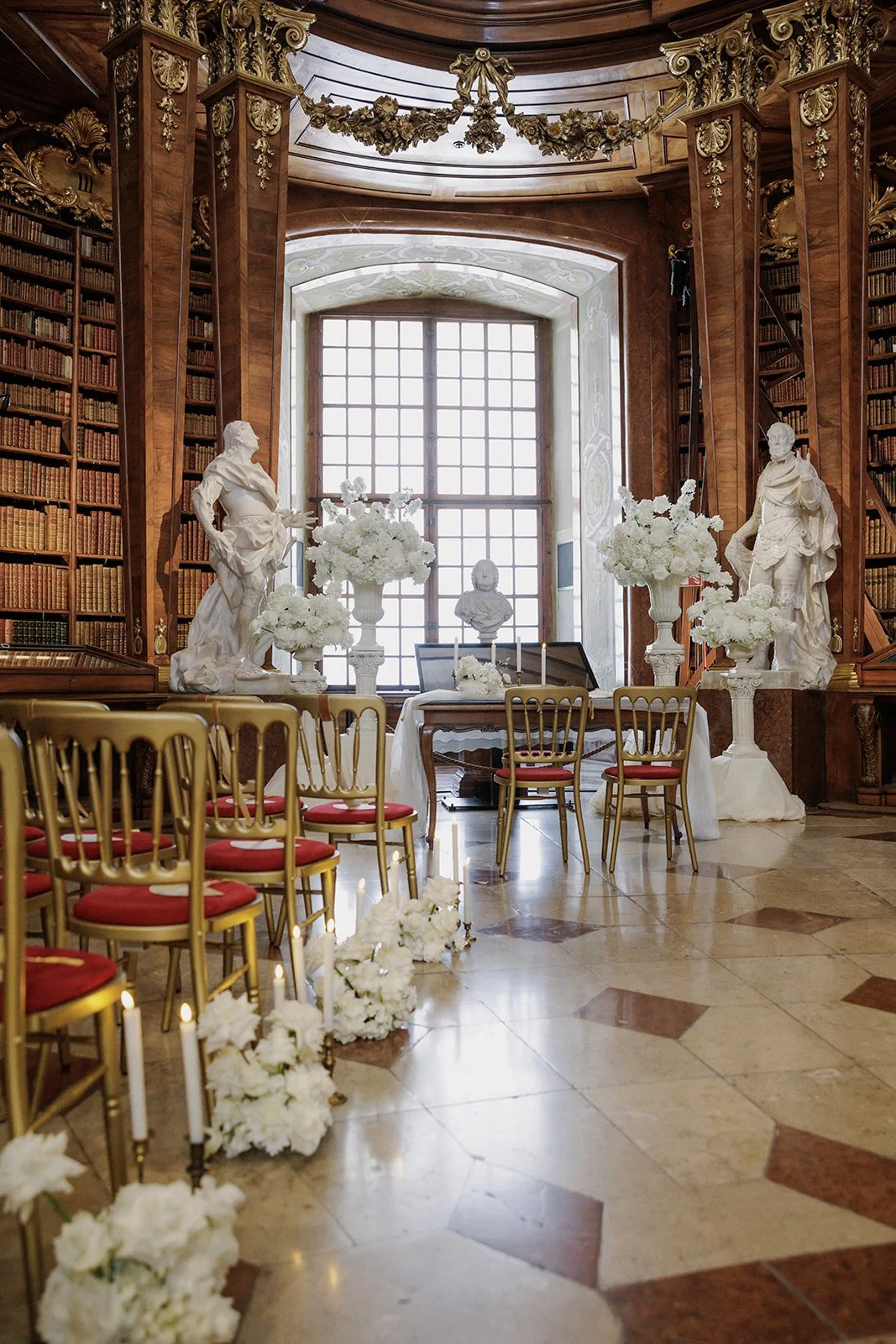 Austrian National Library Vienna wedding venue luxury coordination Fine Events Vienna