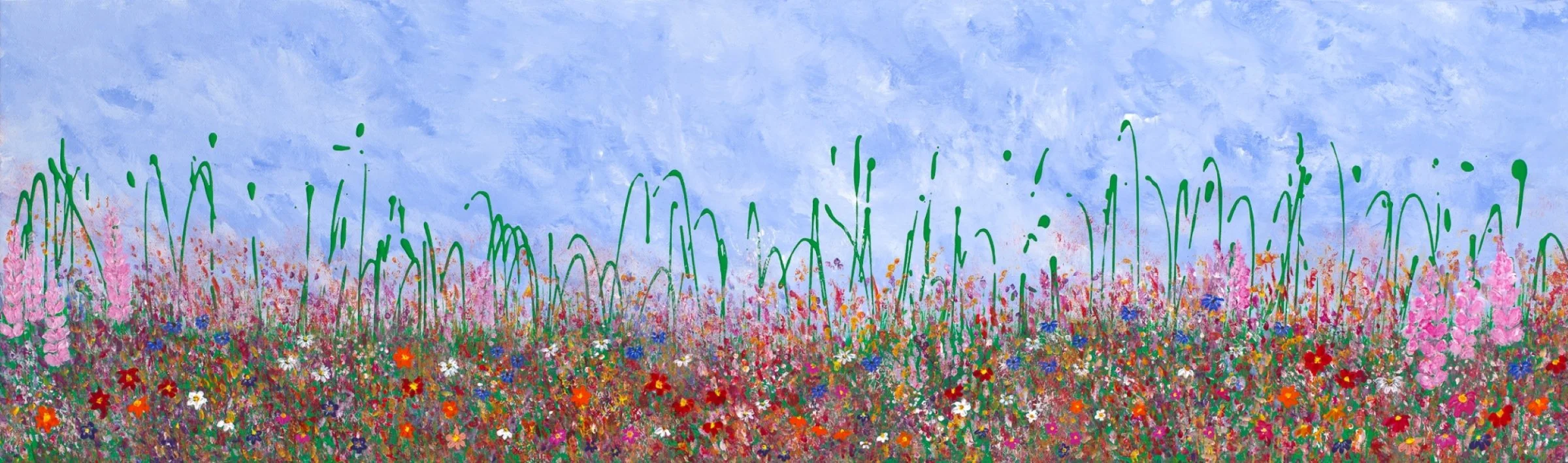 Wildflower Meadow - First Steps by Deborah Phillips of Deborah Phillips Studio, Stalham, North Norfolk