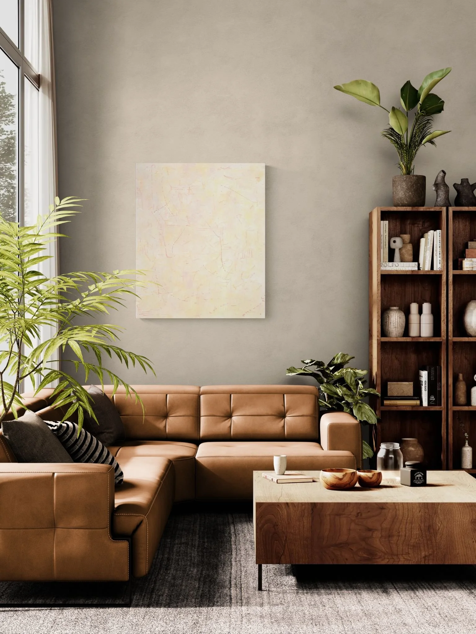 Living room with leather corner sofa (2).jpeg