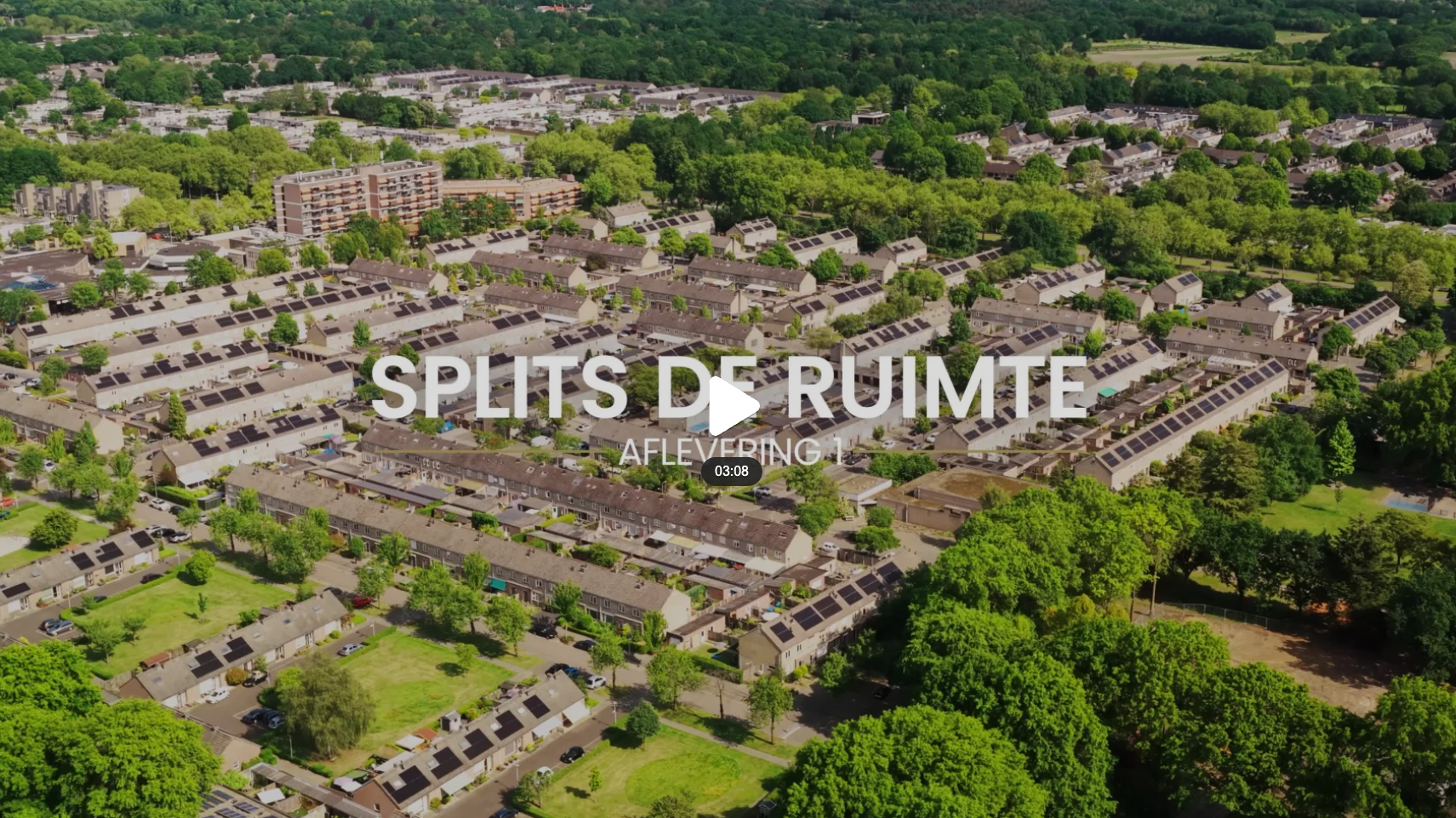 Reportage: Woningsplitsing om langer in de vertrouwde buurt te wonen