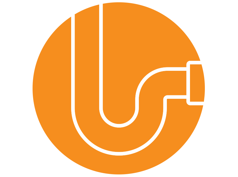 icon of a drain pipe to represent a list of plumbing services