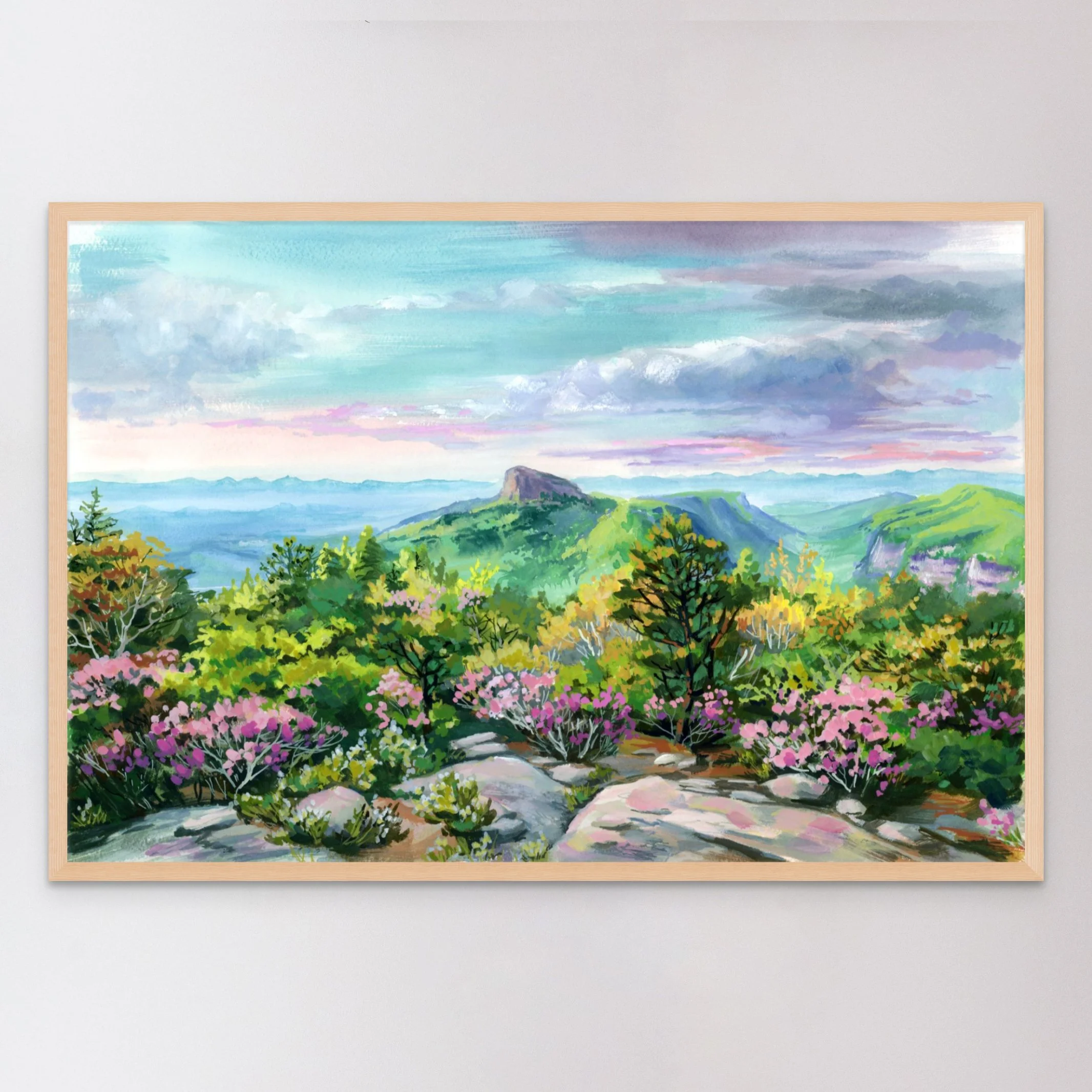 Print: The Wild Gardens of Linville Gorge