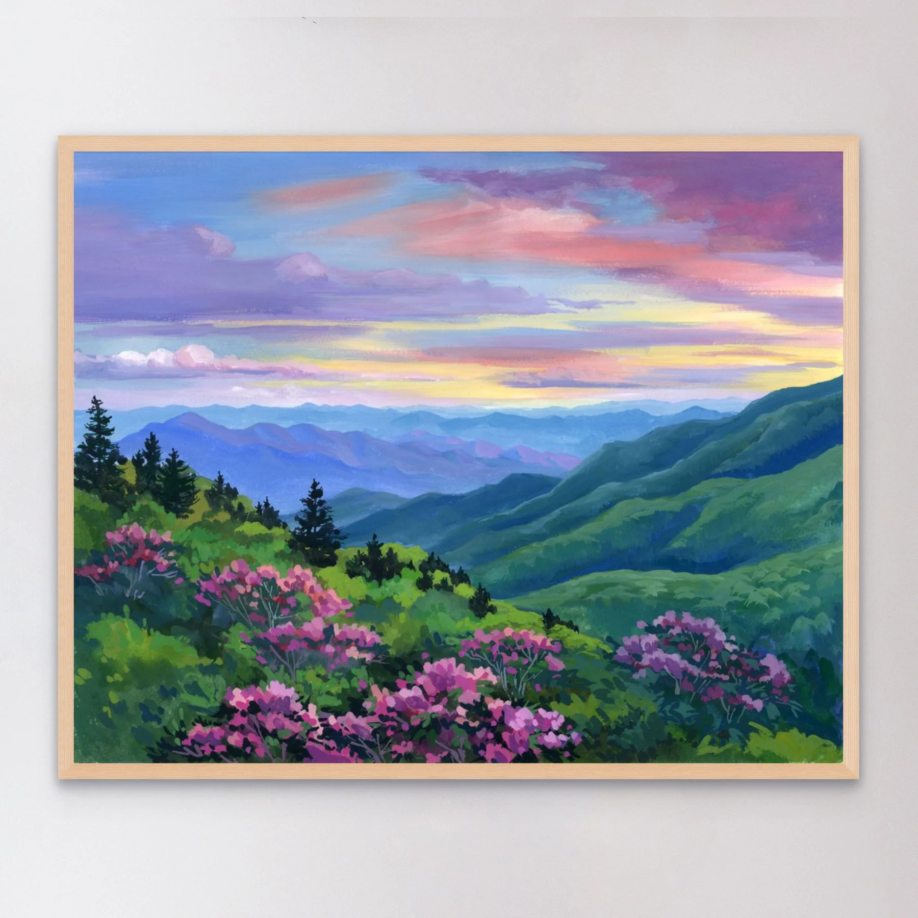 Print: June in the Blue Ridge