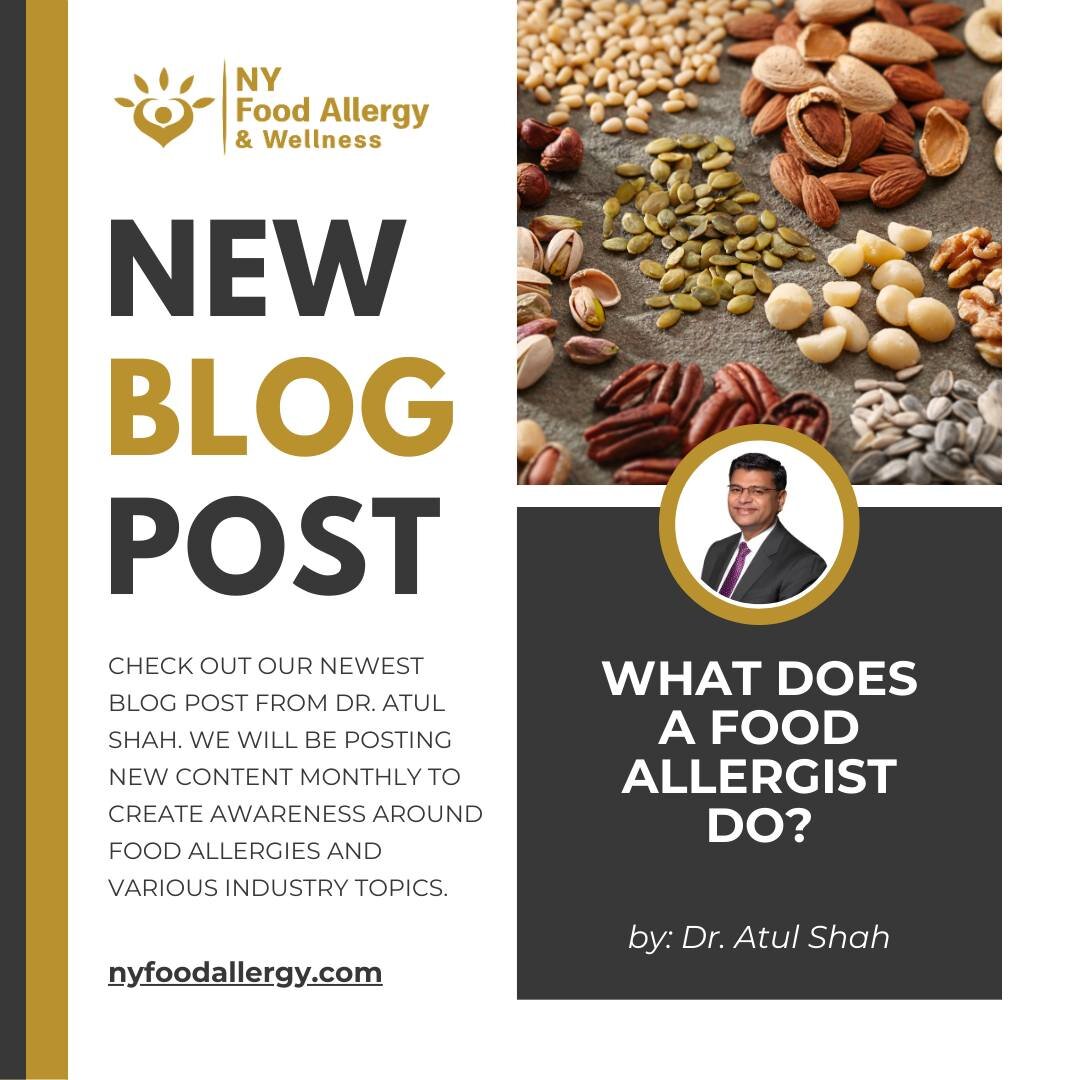 📢 Exciting news from NY Food Allergy &amp; Wellness! Our latest blog post, &quot;What Does a Food Allergist Do?&quot; by Dr. Atul Shah, is now live. Join us as we delve into the role of a food allergist and how they can change the lives of those wit