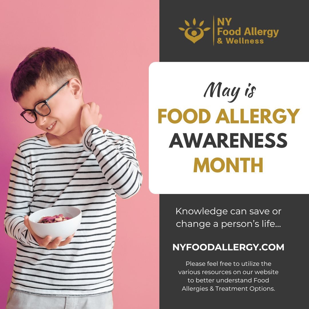 🌟 May is Food Allergy Awareness Month! 🌟 Unlock the power of knowledge with our comprehensive resources on food allergy treatments at nyfoodallergy.com. 

Thank you to this incredible community for spreading awareness and changing lives, not just d