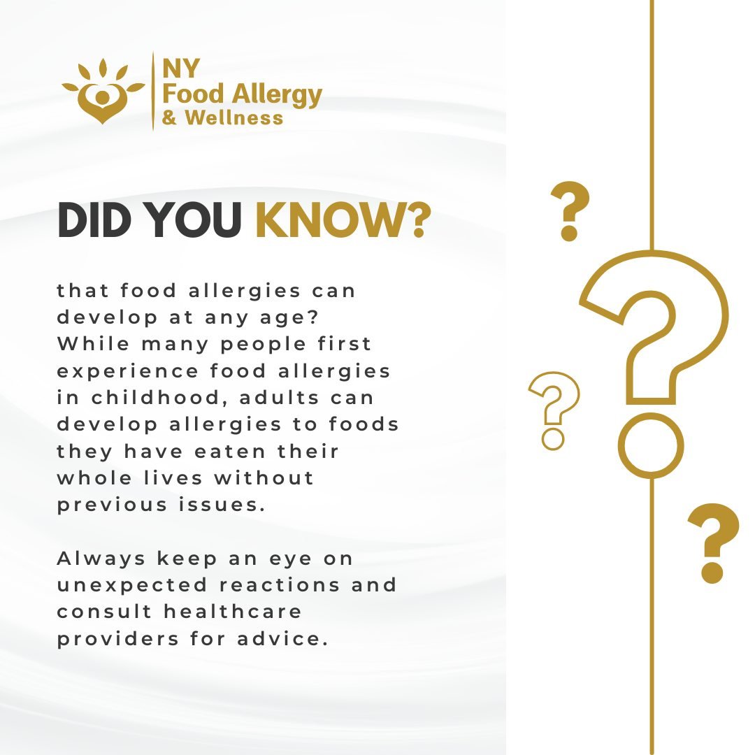 🌟 Did you know that food allergies aren't just for kids? 🤔 Adults too can suddenly find themselves allergic to foods they've enjoyed all their life! It&rsquo;s a reminder that our bodies are always changing and why it&rsquo;s crucial to stay alert 
