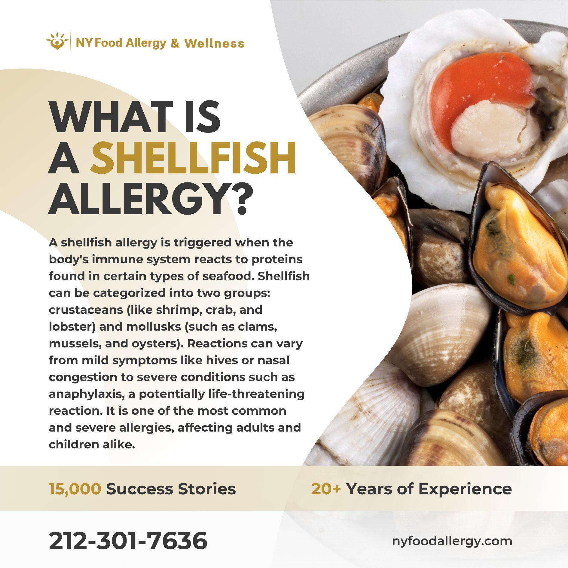 🦐 Understanding Shellfish Allergies: Learn what triggers this common and severe reaction, and how you can safely navigate dining and cooking. Dive into our post for the essential info! 🌊

#shellfishallergy #FoodAllergy #food #foodallergies #foodall