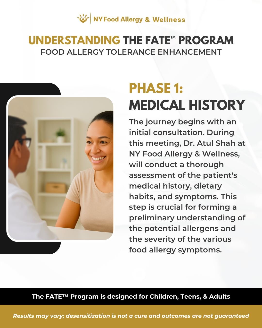 🩺 Phase 1 – Medical History
Your journey begins with an in-depth consultation with Dr. Shah—reviewing your medical history, dietary habits & symptom patterns to craft a personalized plan.
🧪 Phase 2 – IgE Tests & BAT
Next,