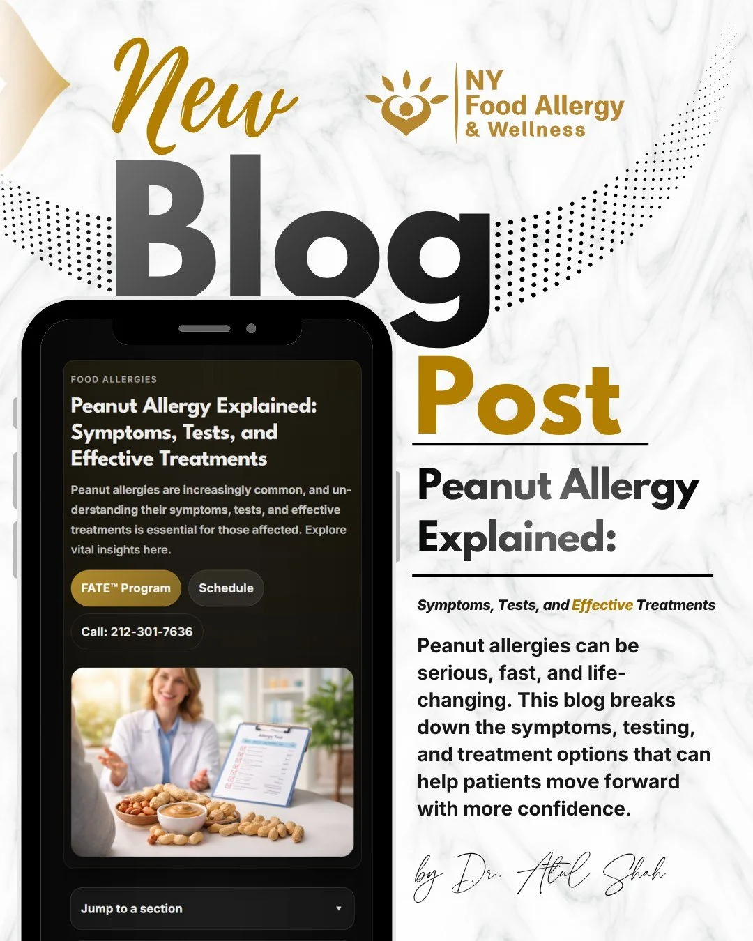 🥜 Peanut allergies can be serious, fast, and life-changing, which is why understanding the symptoms and next steps matters. In our newest blog, we break down peanut allergy symptoms, testing, and treatment options that can help patients move forward