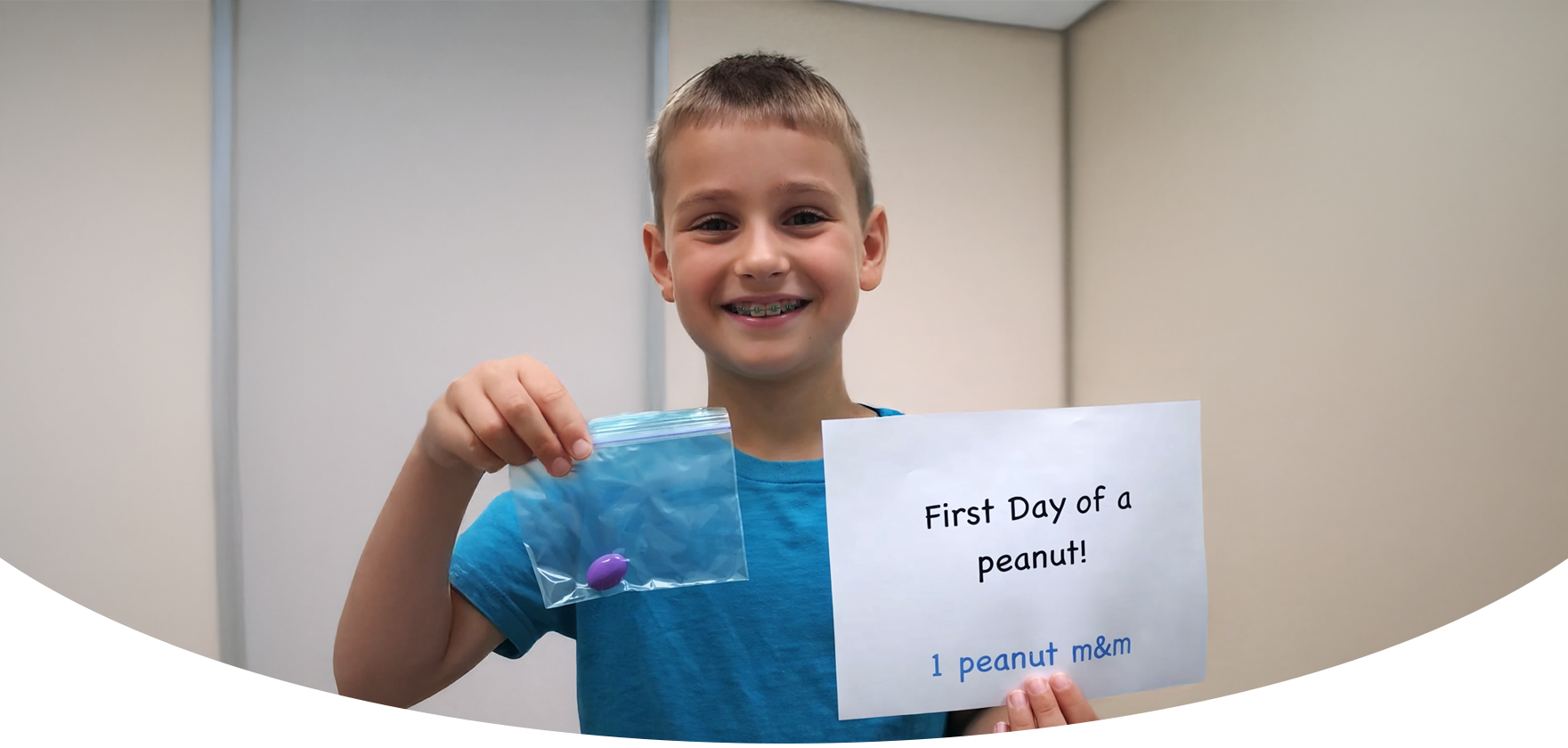 Patient doing OIT at NY Food Allergy & Wellness in Manhattan on the Upper East Side