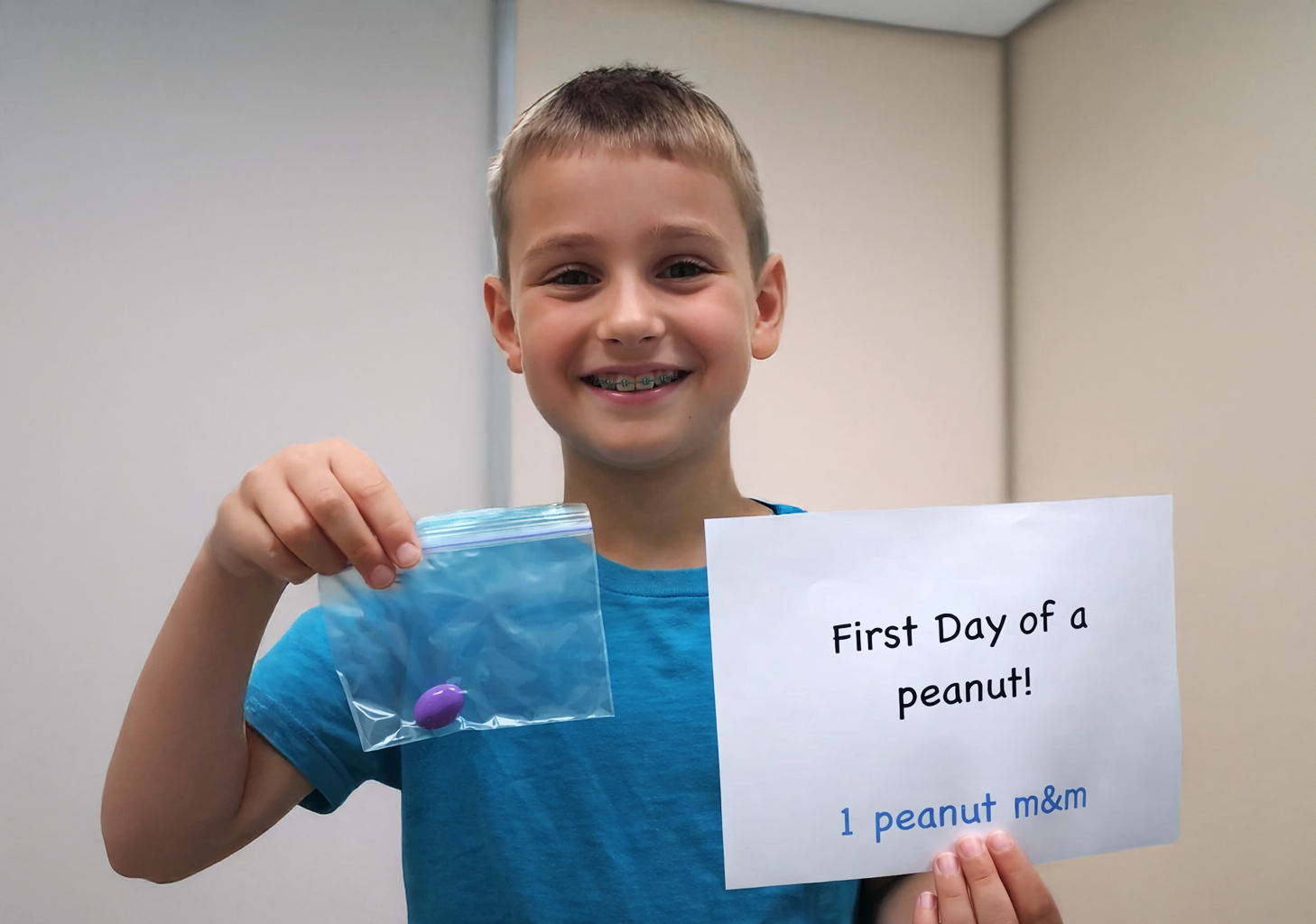 Peanut OIT Patient at NY Food Allergy & Wellness on the Upper East Side of Manhattan
