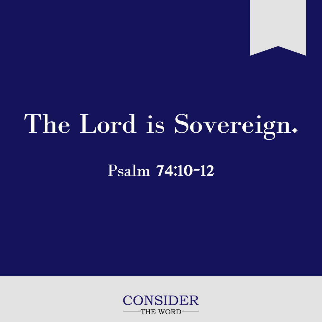 The Lord is Sovereign