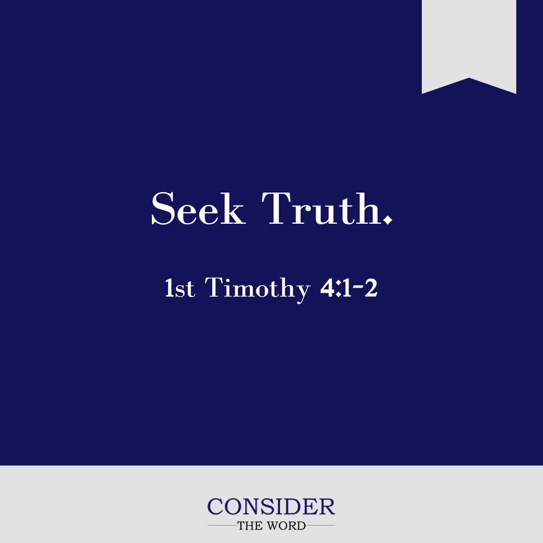 Seek Truth.