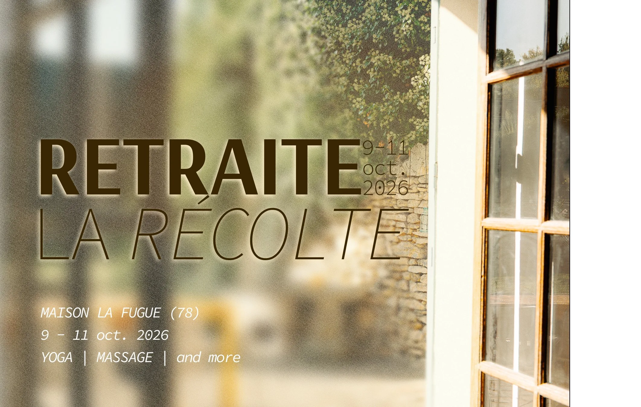 Retraite | La Récolte