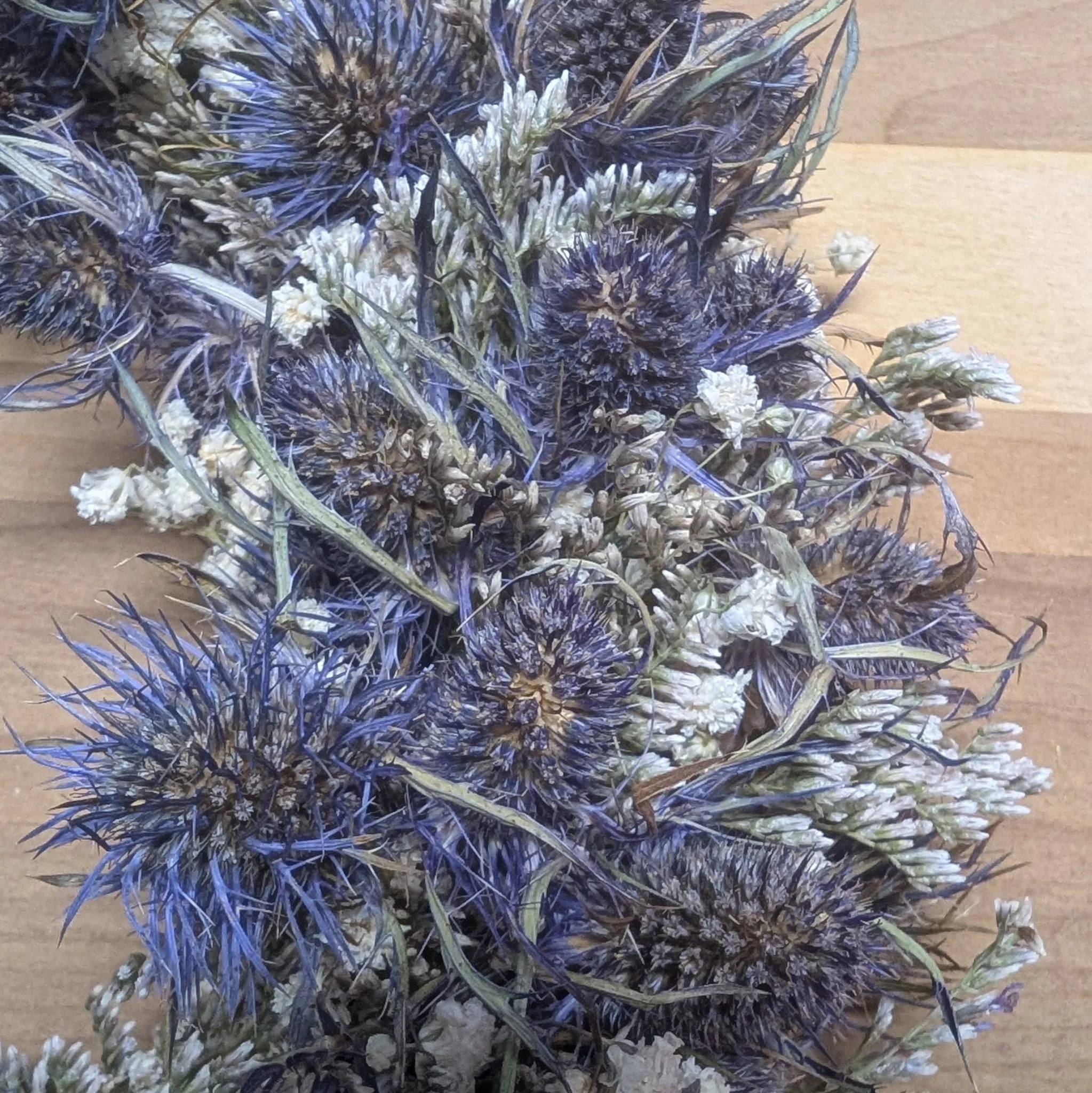 Mini Dried Thistle Wreath