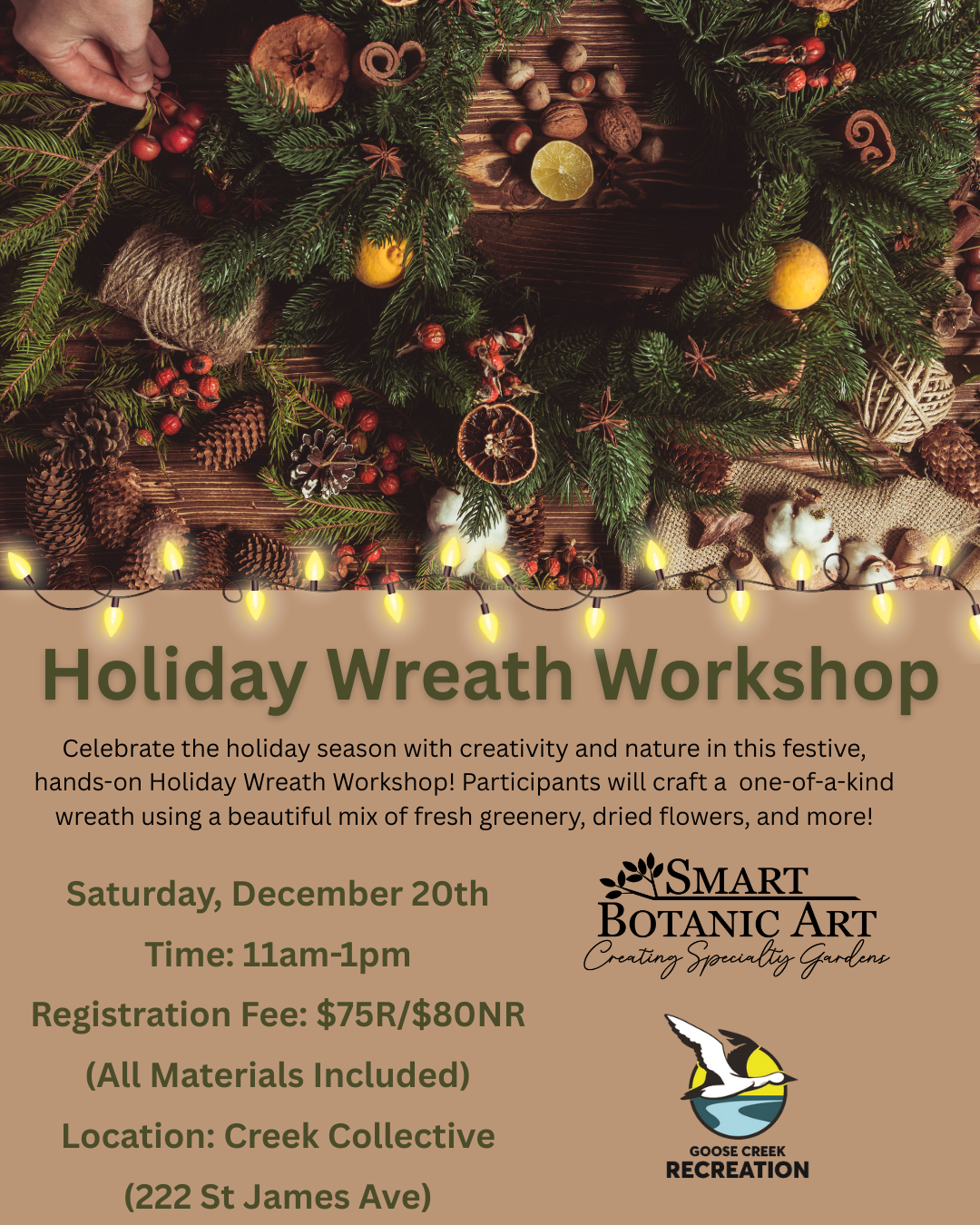 Holiday Wreath Workshop