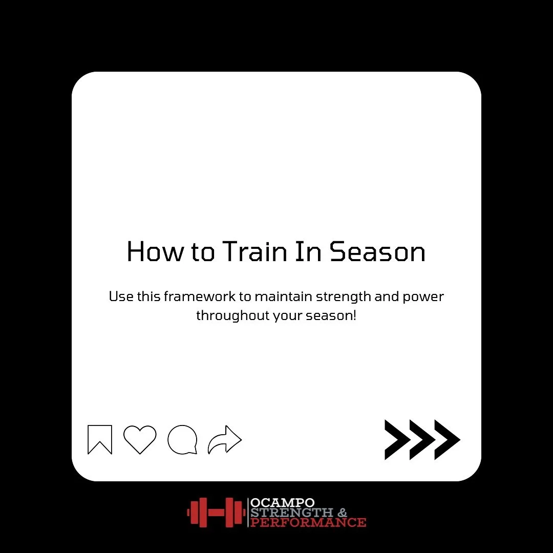 In Season Training - Putting the Pieces Together 🧩

Hoopers, training doesn&rsquo;t stop when the season starts if you want to perform at your best! But that doesn&rsquo;t mean you have to lift to chase numbers or get sore. Rather be strategic with 