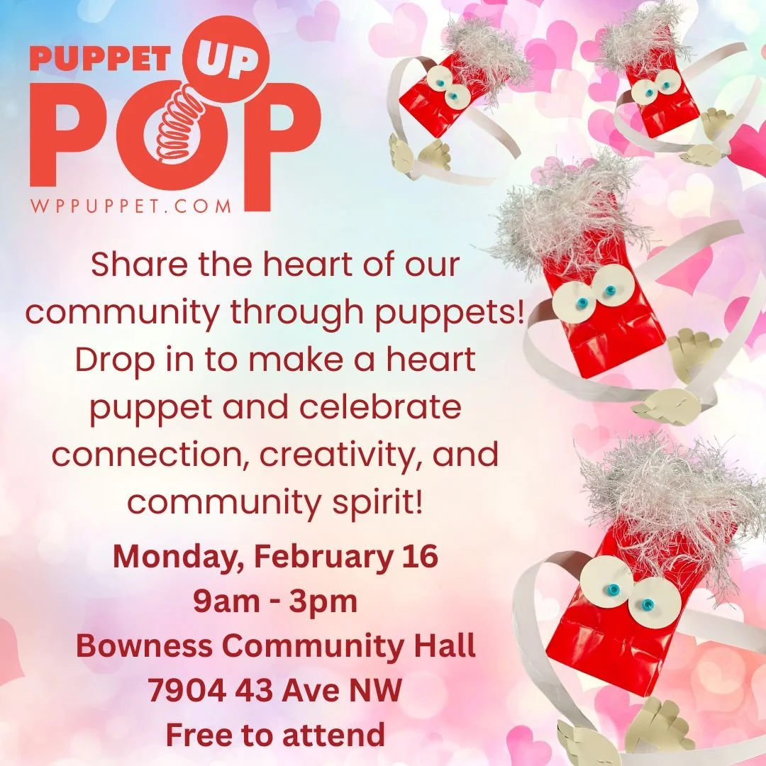 Puppet Pop Up - Heart Puppets