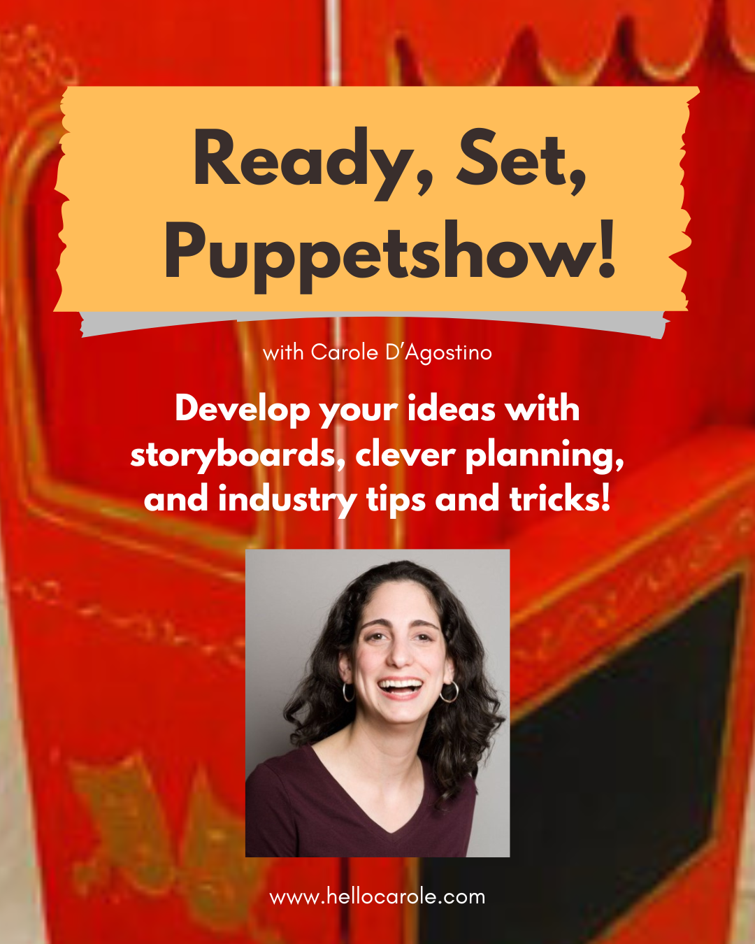 Ready Set Puppet Show Adult Workshop