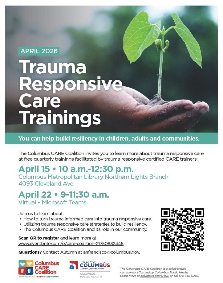 Trauma Responsive Care Training flyer