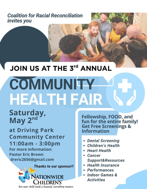 Health fair flyer