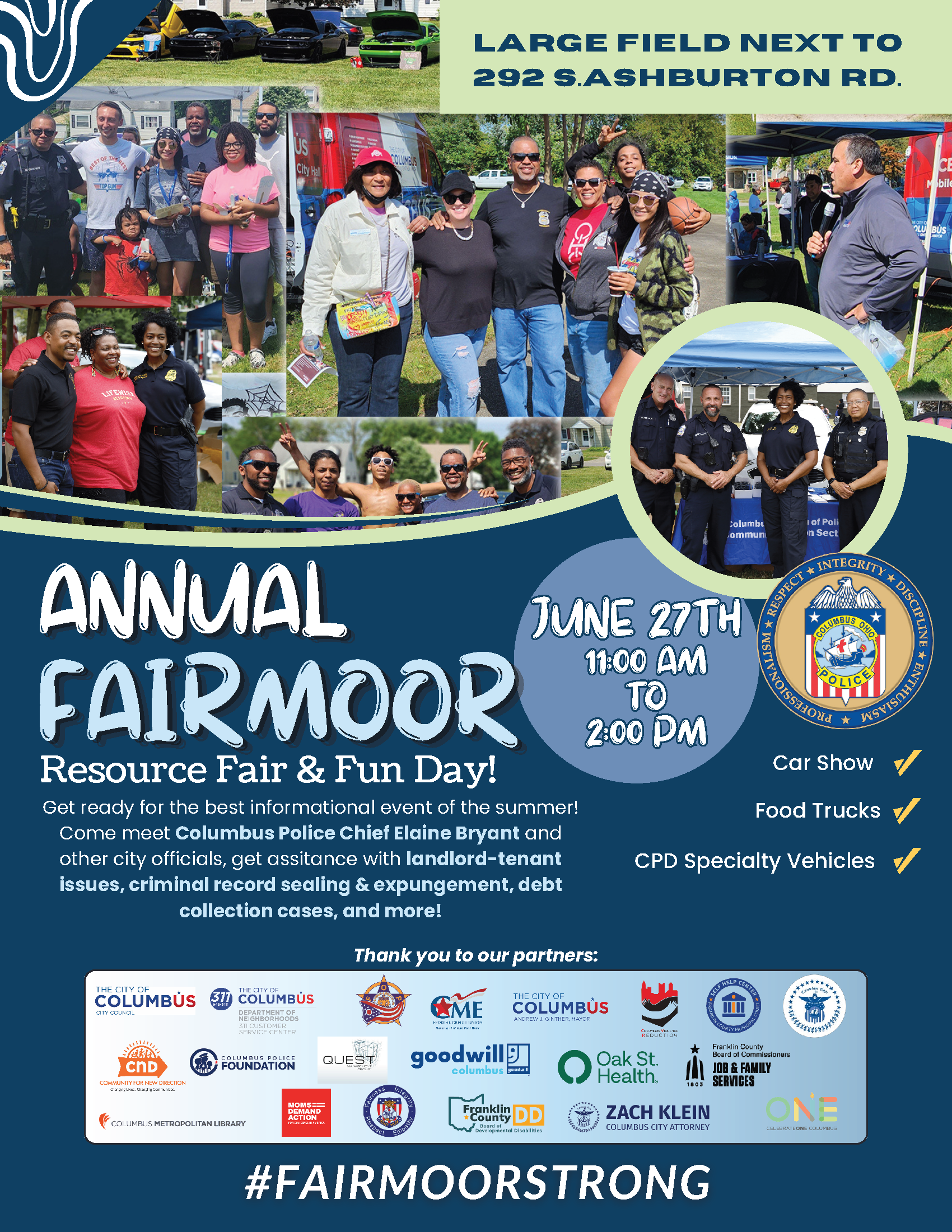 Fairmoor event flyer