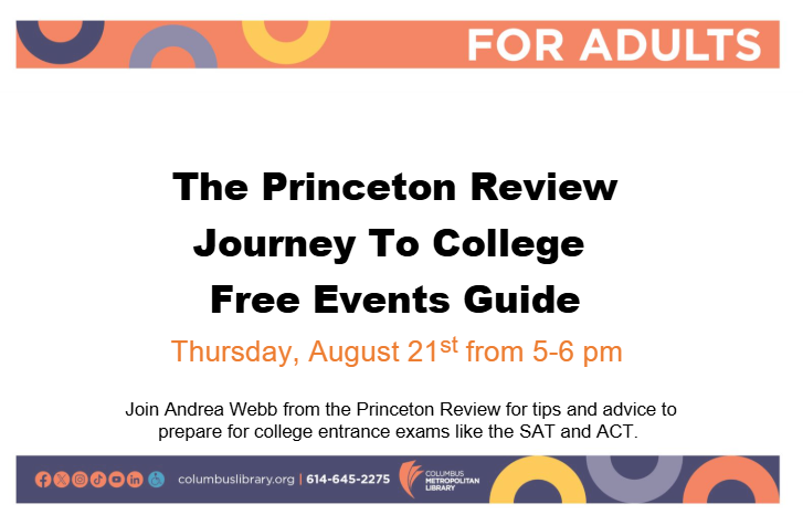 The Princeton Review Journey to College (Free Events Guide)