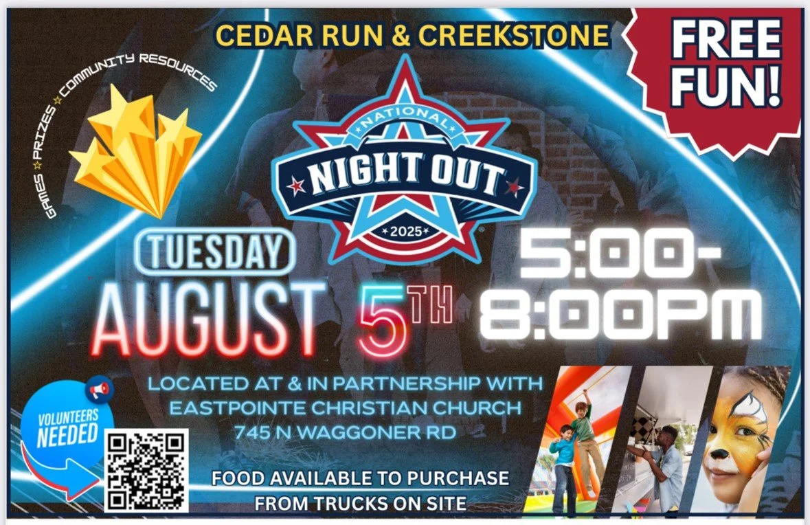Cedar Run & Creekstone National Night Out