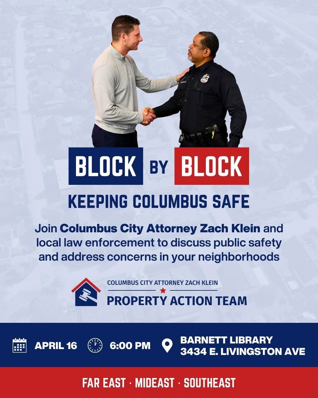 Block by Block event flyer