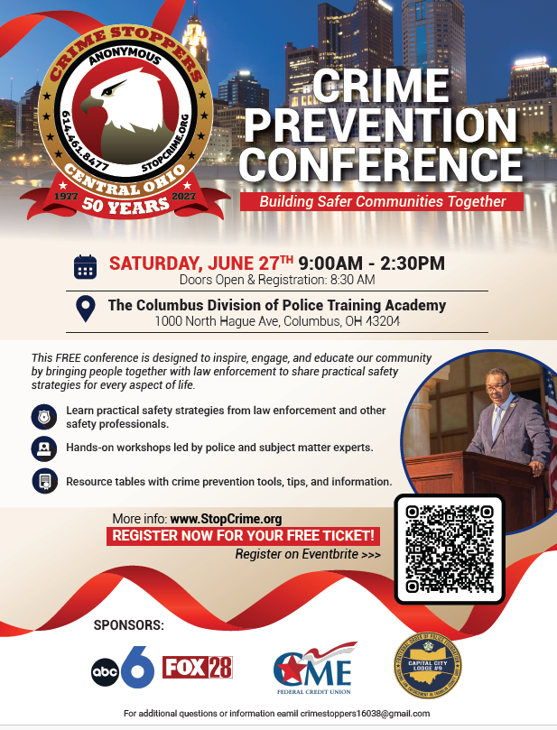 Crime Prevention Conference flyer
