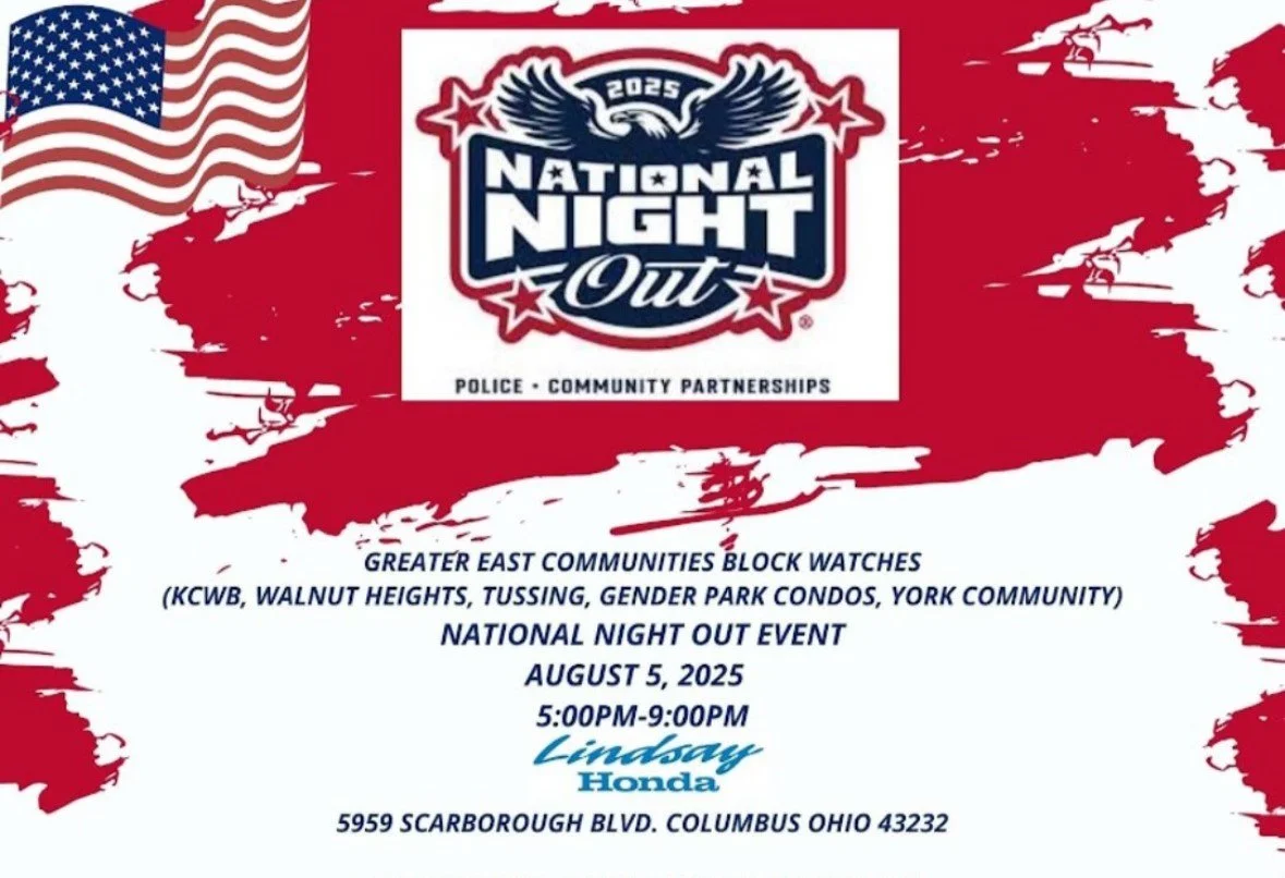 Greater East Communities Block Watches National Night Out