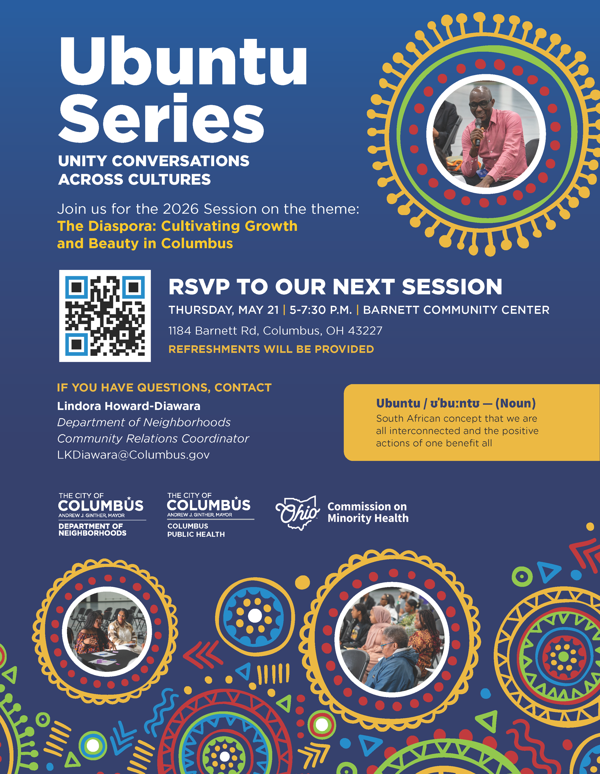 Ubuntu Series event flyer