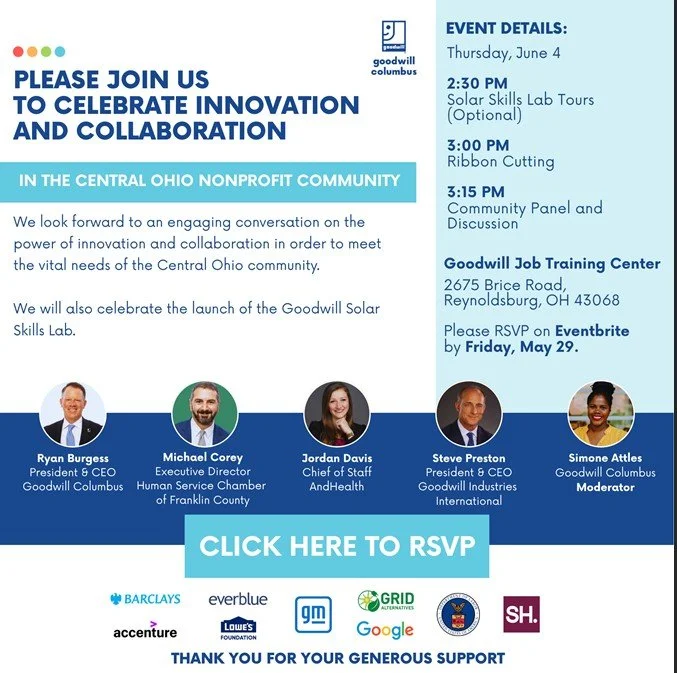 Goodwill Community Conversation Flyer