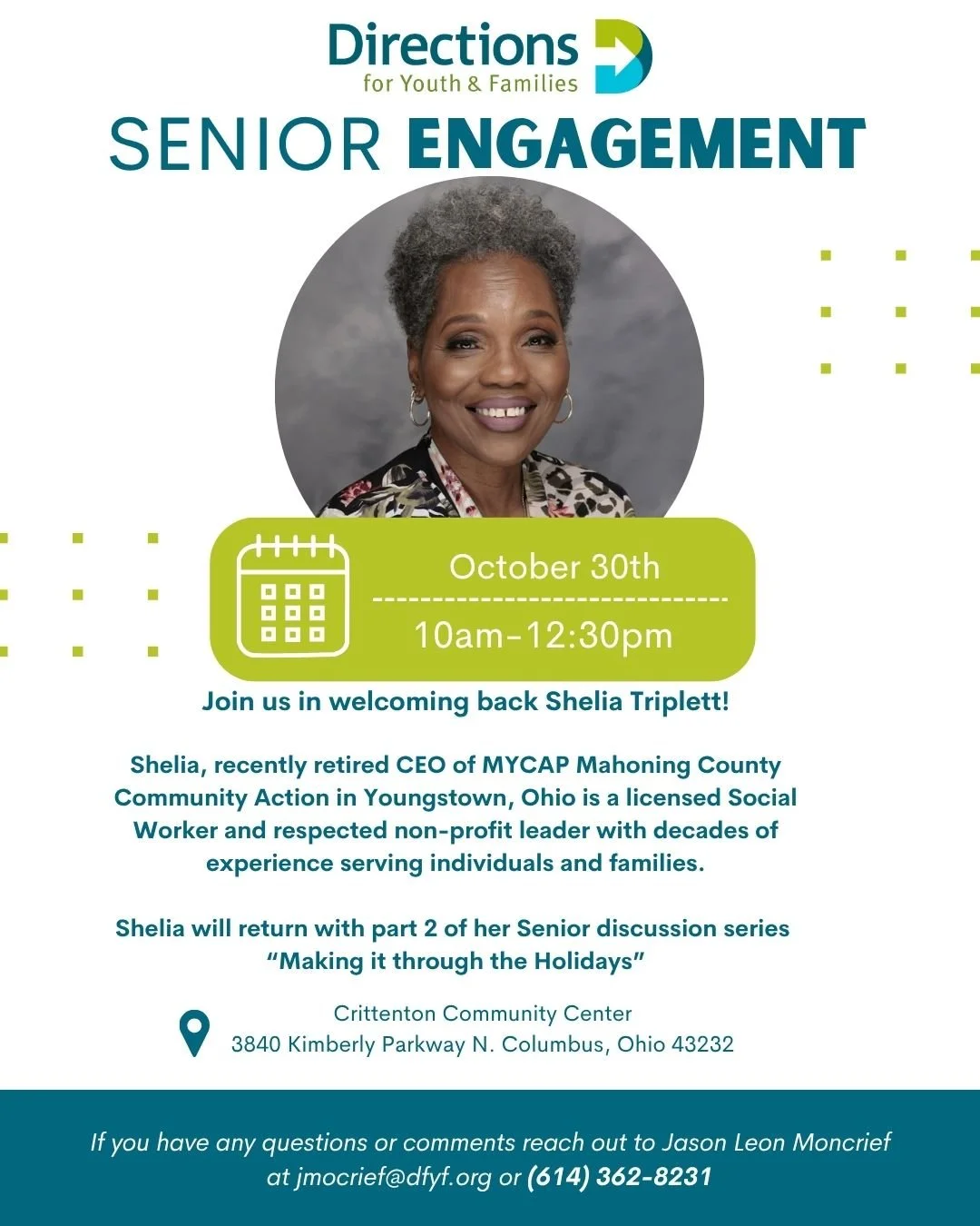 Directions for Youth &amp; Families: Senior Programming