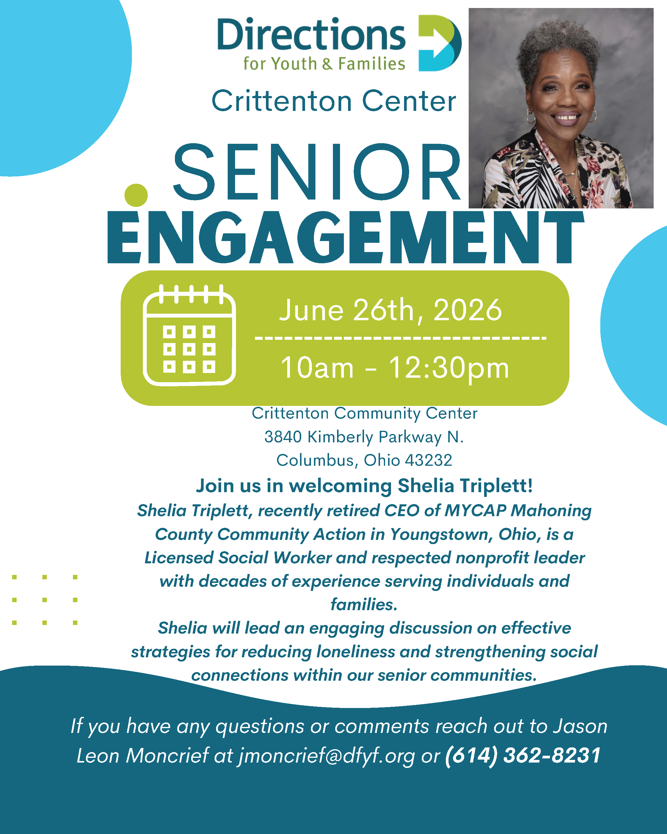Directions for Youth &amp; Families: Senior Programming