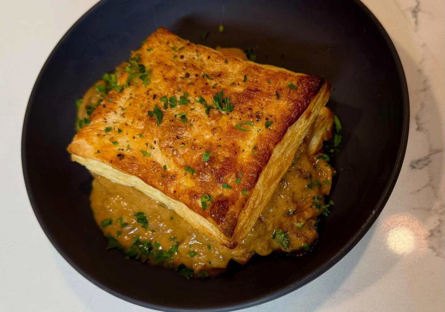 A little snow won&rsquo;t stop us! Swing on by tomorrow morning to grab some biscuits &amp; gravy, 
9 am until we sell out ⛷️⛷️⛷️