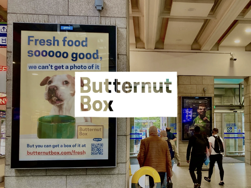OOH Reklama Studium przypadku - Butternut Box