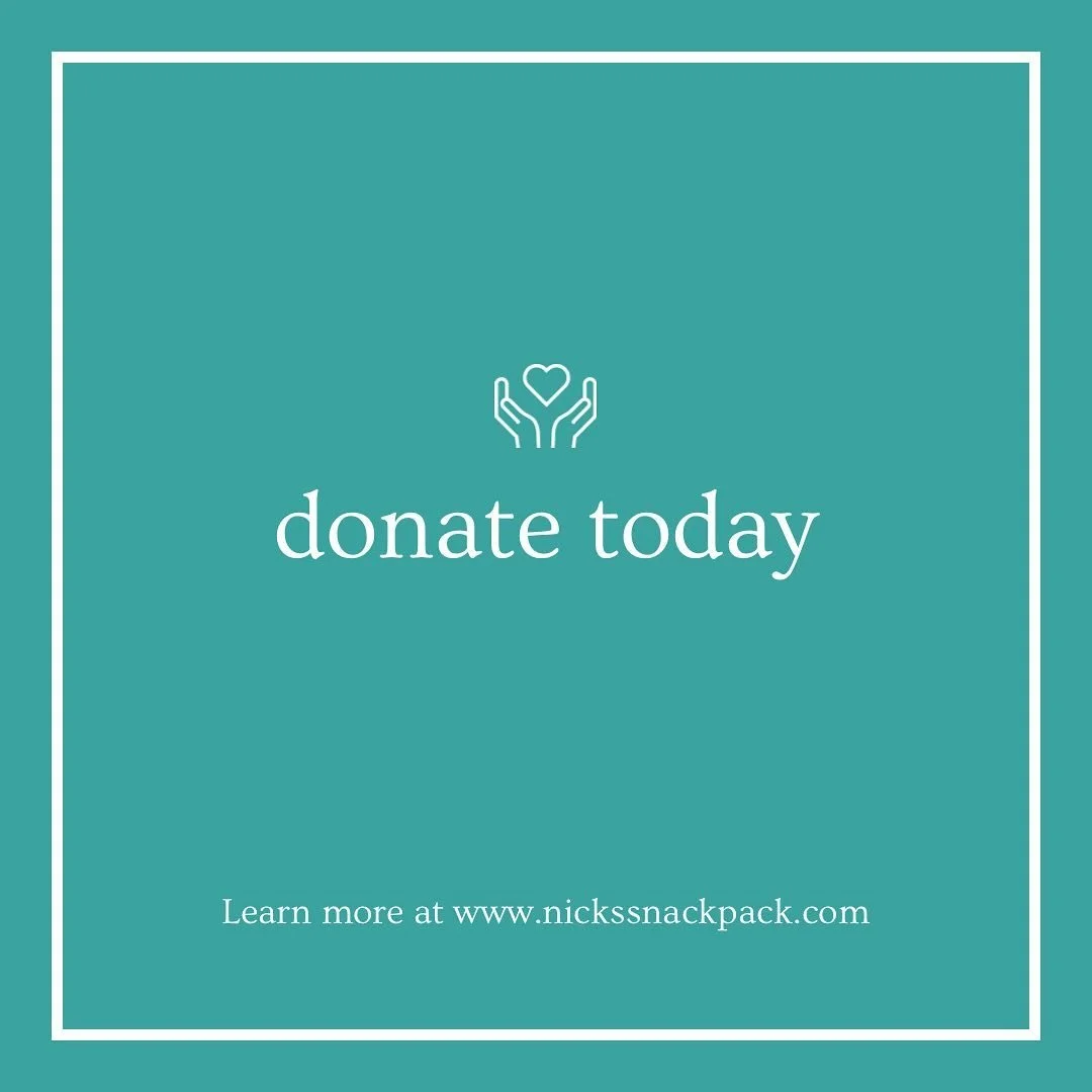 Tomorrow is “Giving Tuesday”, and it would mean so much to us if you consider donating to Nick’s Snack Pack so we can continue to support children with Celiac Disease all across the country 💚
If you’re new to our page, Nick&