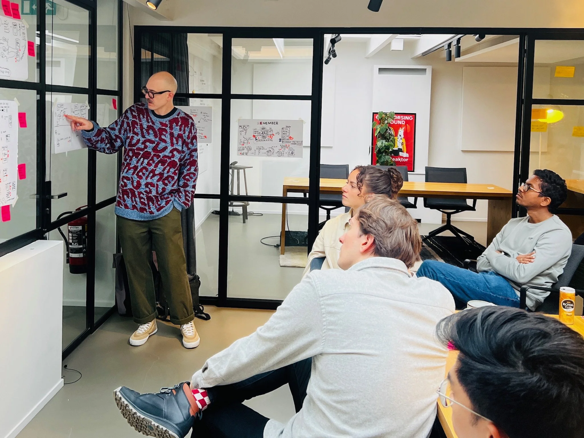 The moment a room full of people stops talking about the problem and starts solving it.