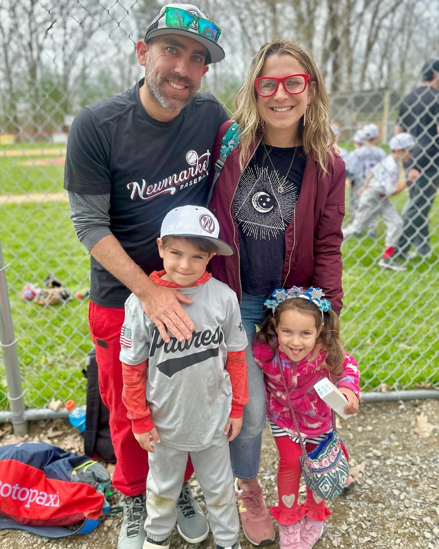 Always posting beautiful things, but the most beautiful thing in my mind is my adorable little family. Especially on first baseball day, no &ldquo;daisy pickers&rdquo;on this team of little first graders, they rocked! Too cute these mini players! 

A