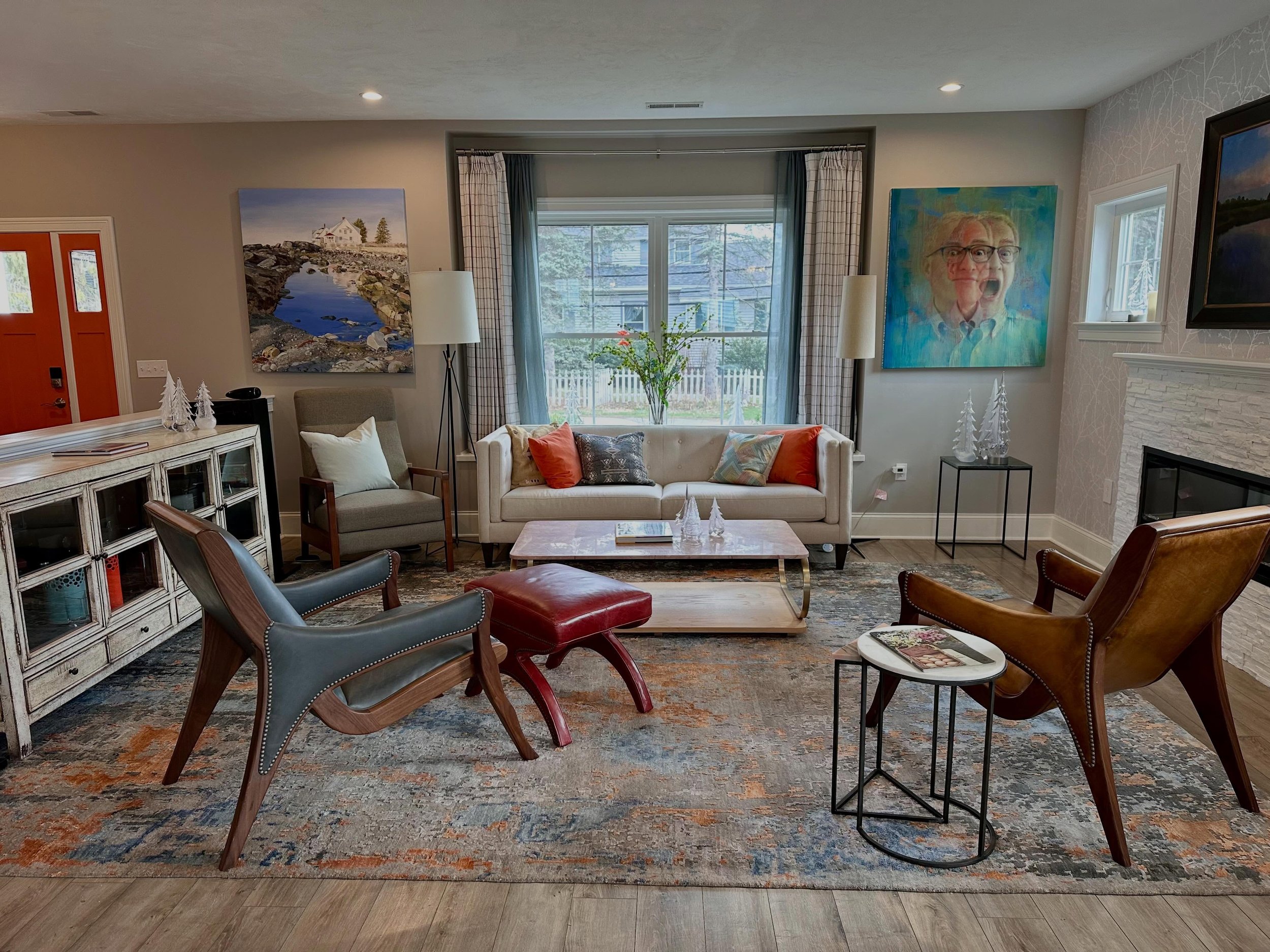 Surround yourself and your space with the pieces you love and you will create a home that&rsquo;s not only unique &amp;  interesting but you will find yourself always loving it.  Stop trying to live in a magazine- boring! 

If you love it, it&rsquo;s