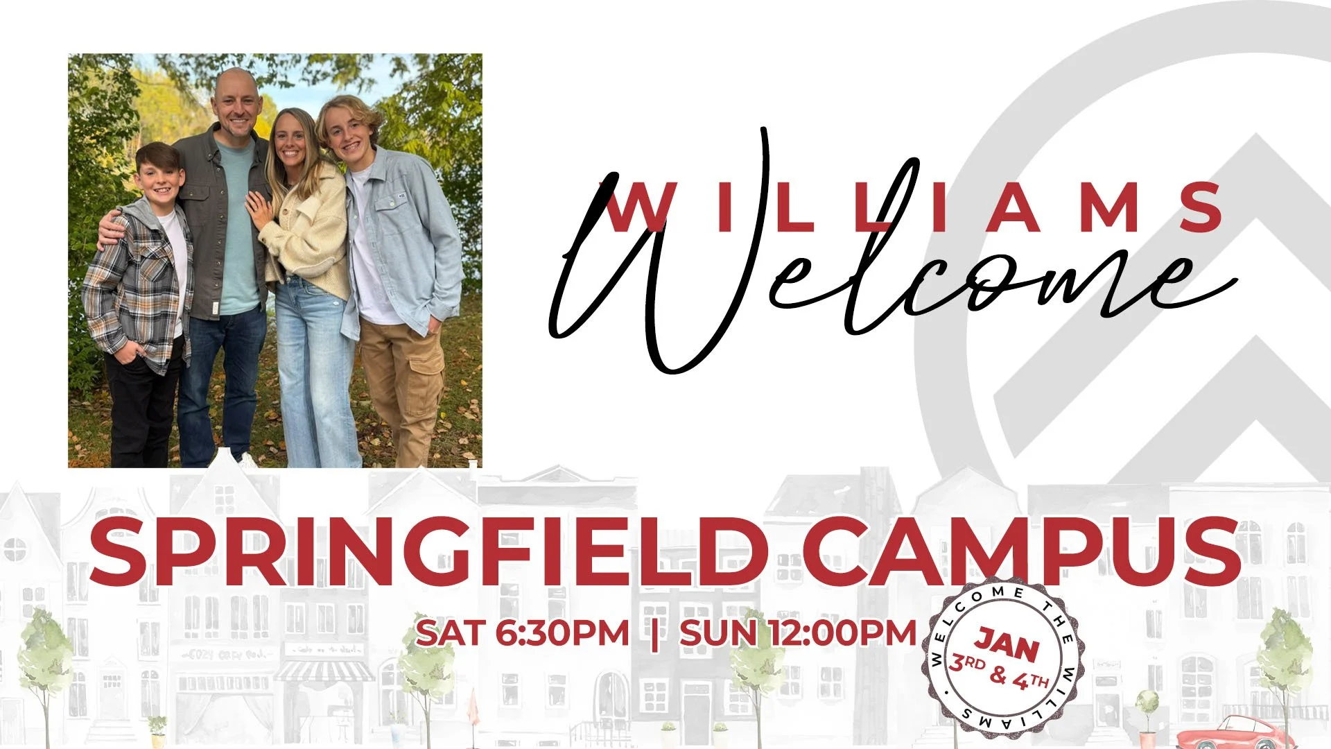 Williams Welcome - Springfield Sunday