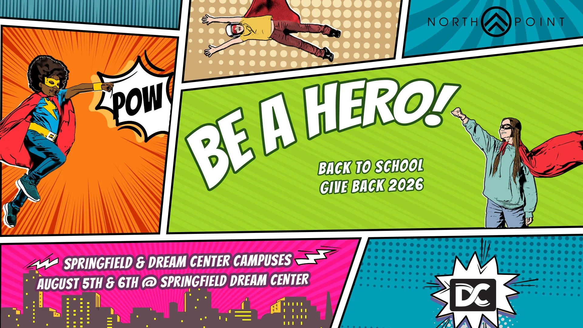 Be A Hero - Back to School Give Back