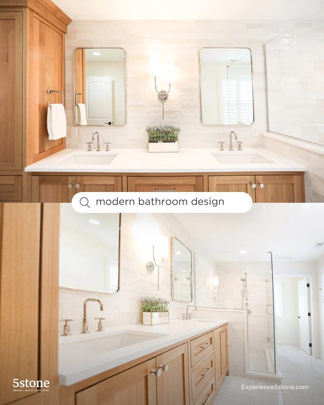 View more photos of our Chelsea Ave project at Experience5stone.com
.
.
.
.
bathroom renovation remodel design interior architecture contractor construction