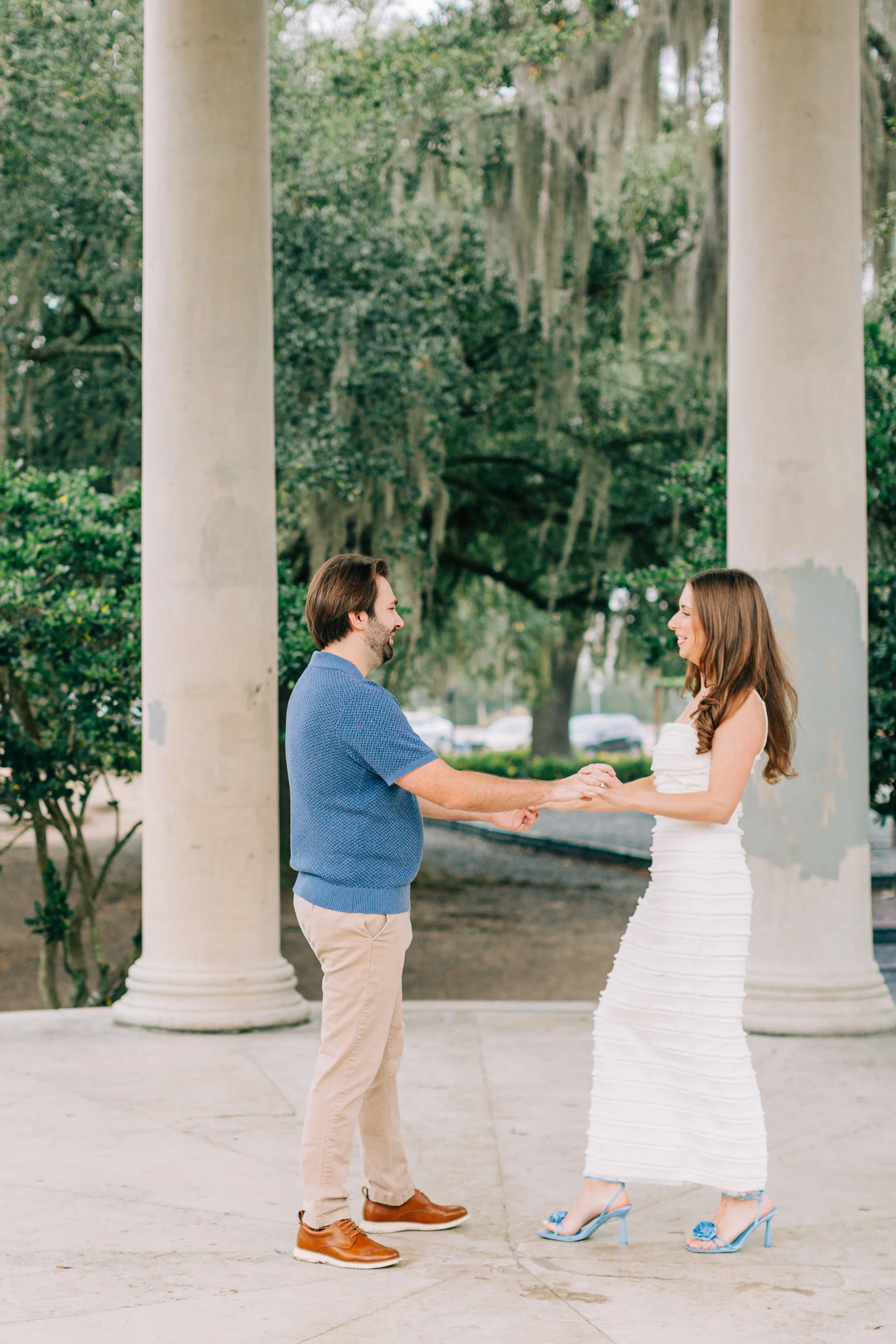 victoria and patrick’s new orleans city park engagement photos, baton rouge wedding photography