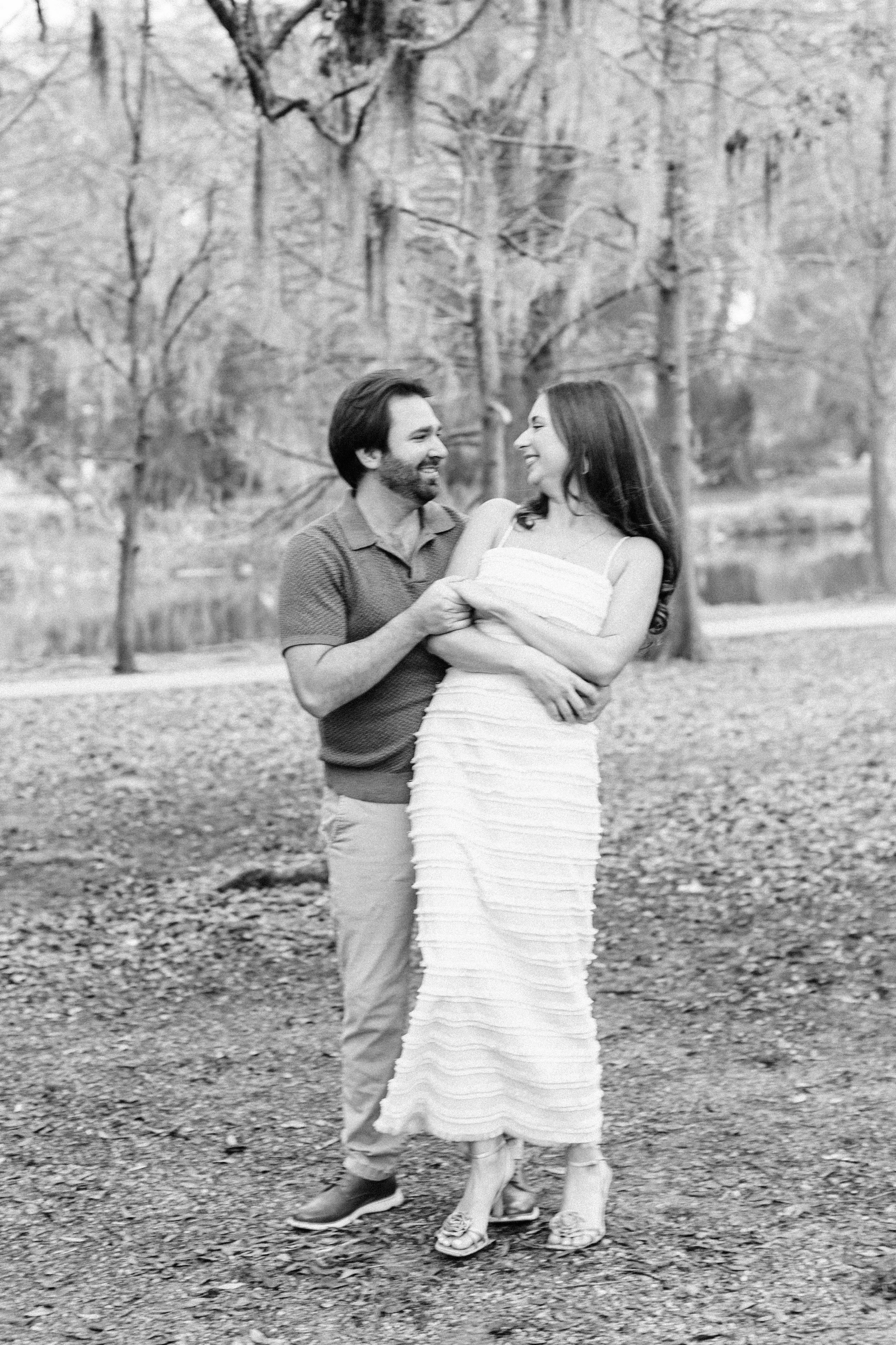 victoria and patrick’s new orleans city park engagement photos, couple dancing in city park engagement photos, baton rouge wedding photography, sarah shaw photography