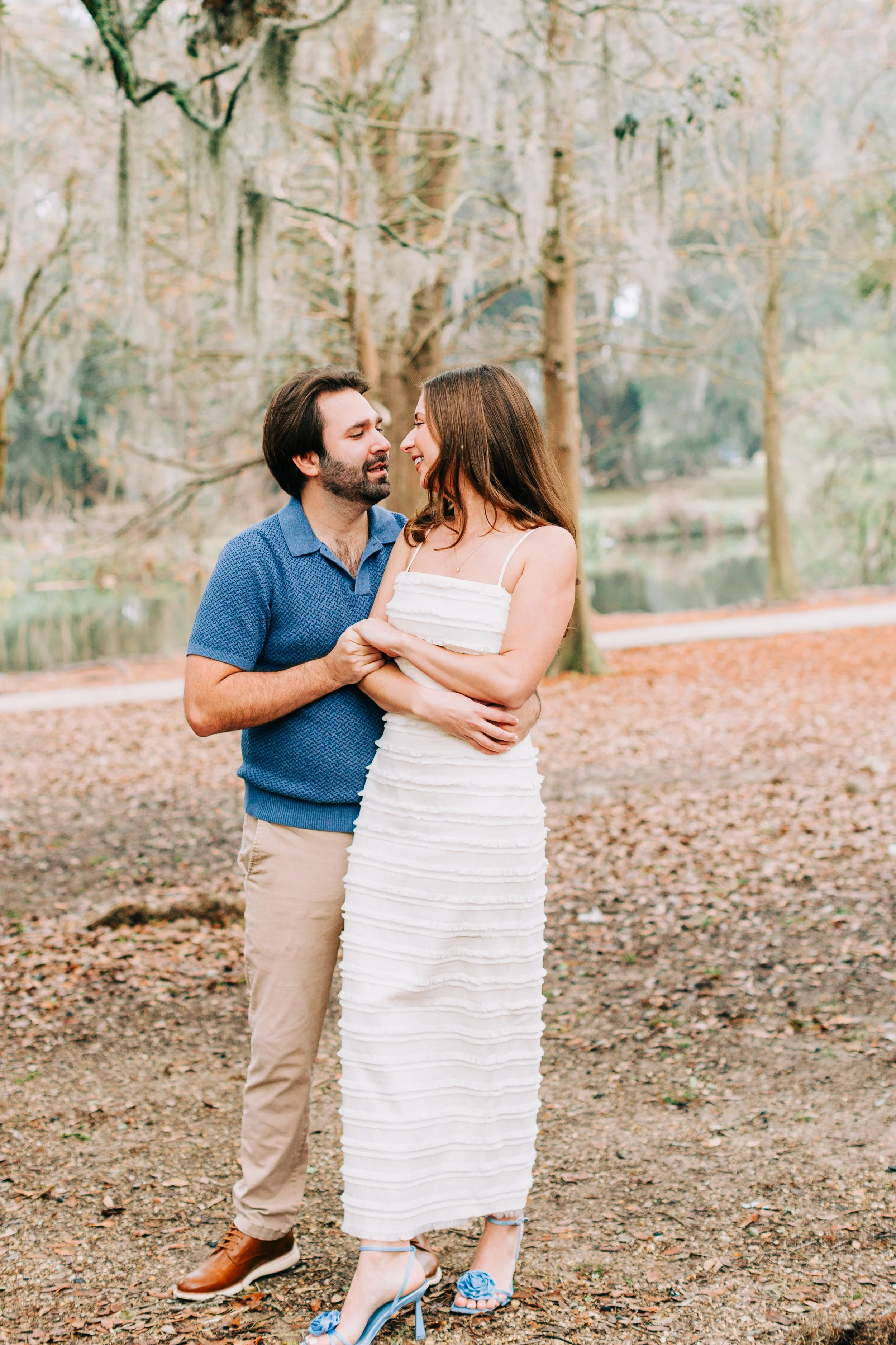 victoria and patrick’s new orleans city park engagement photos, couple dancing in city park engagement photos, baton rouge wedding photography, sarah shaw photography