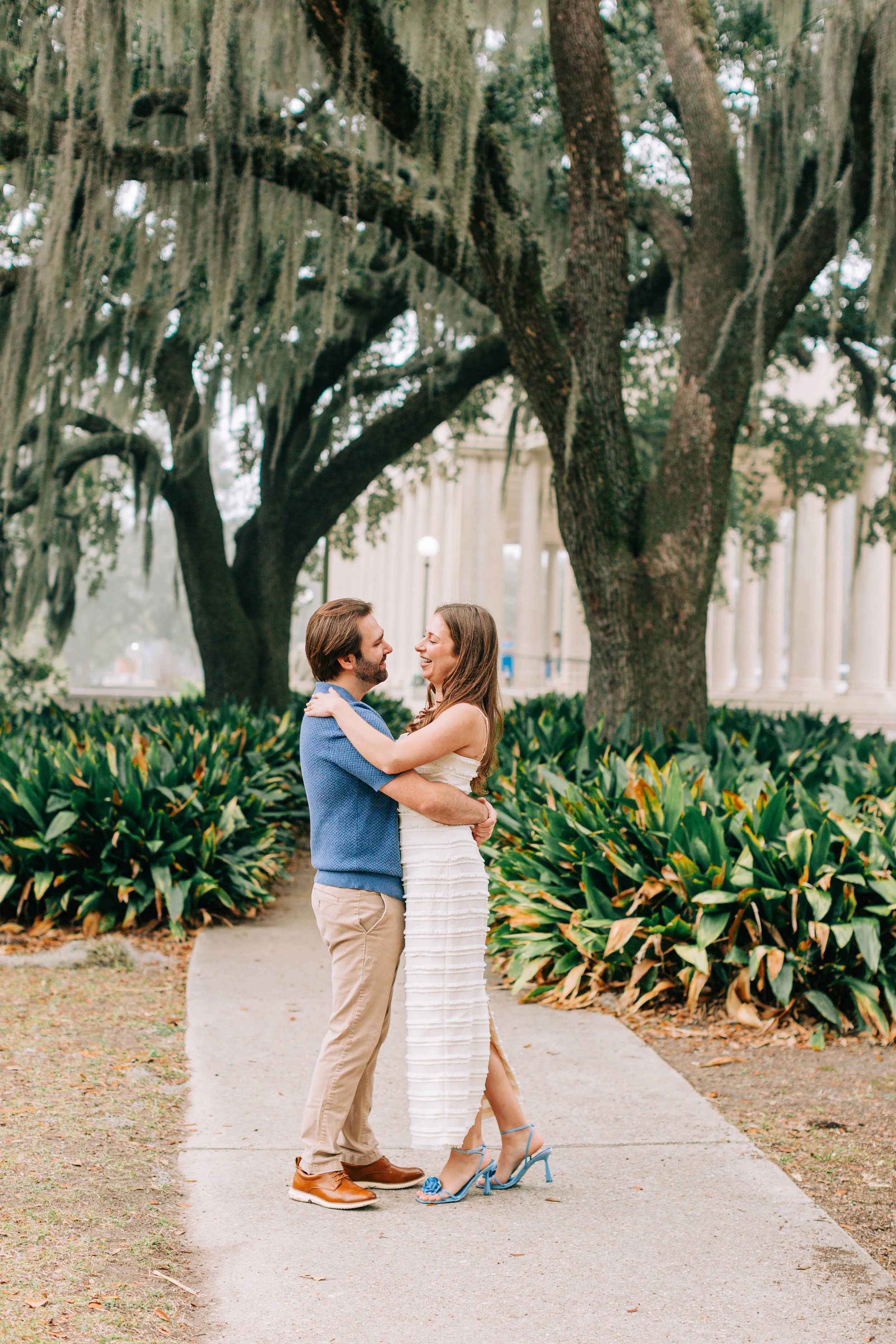 victoria and patrick’s new orleans city park engagement photos, couple dancing in city park engagement photos, baton rouge wedding photography, sarah shaw photography