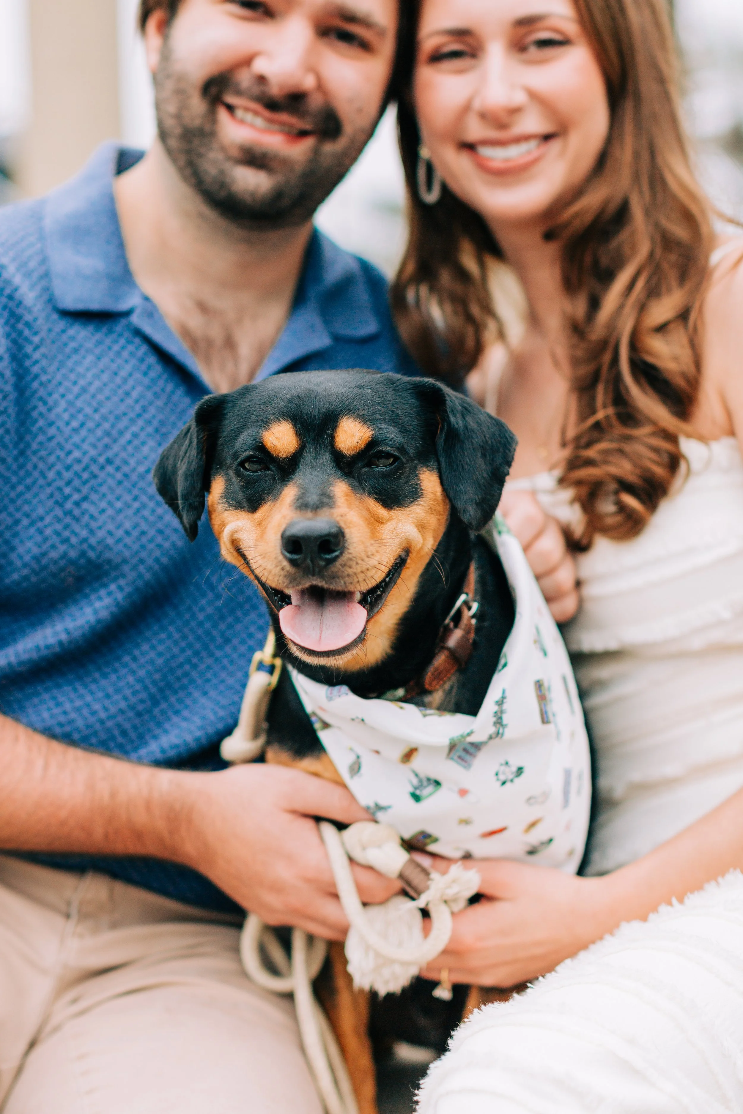 victoria and patrick’s new orleans city park engagement photos with their dog, couple dancing in city park engagement photos, baton rouge wedding photography, sarah shaw photography