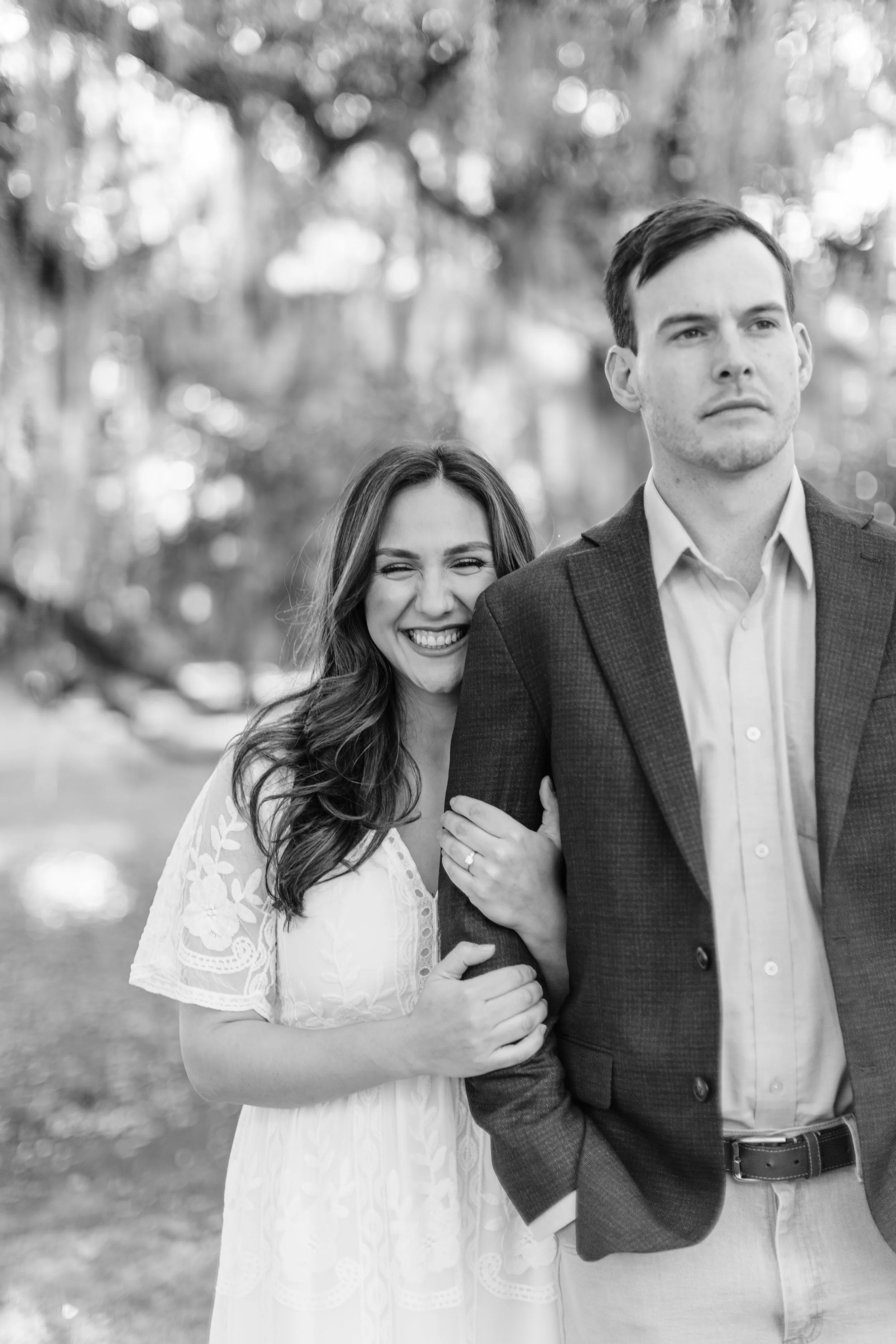 alee and ben’s sunset engagement photos at fontainebleau state park with sarah shaw photography, engagement photos under the mossy oak trees, new orleans engagement photography, baton rouge engagement